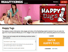 Tablet Screenshot of happytugs.com
